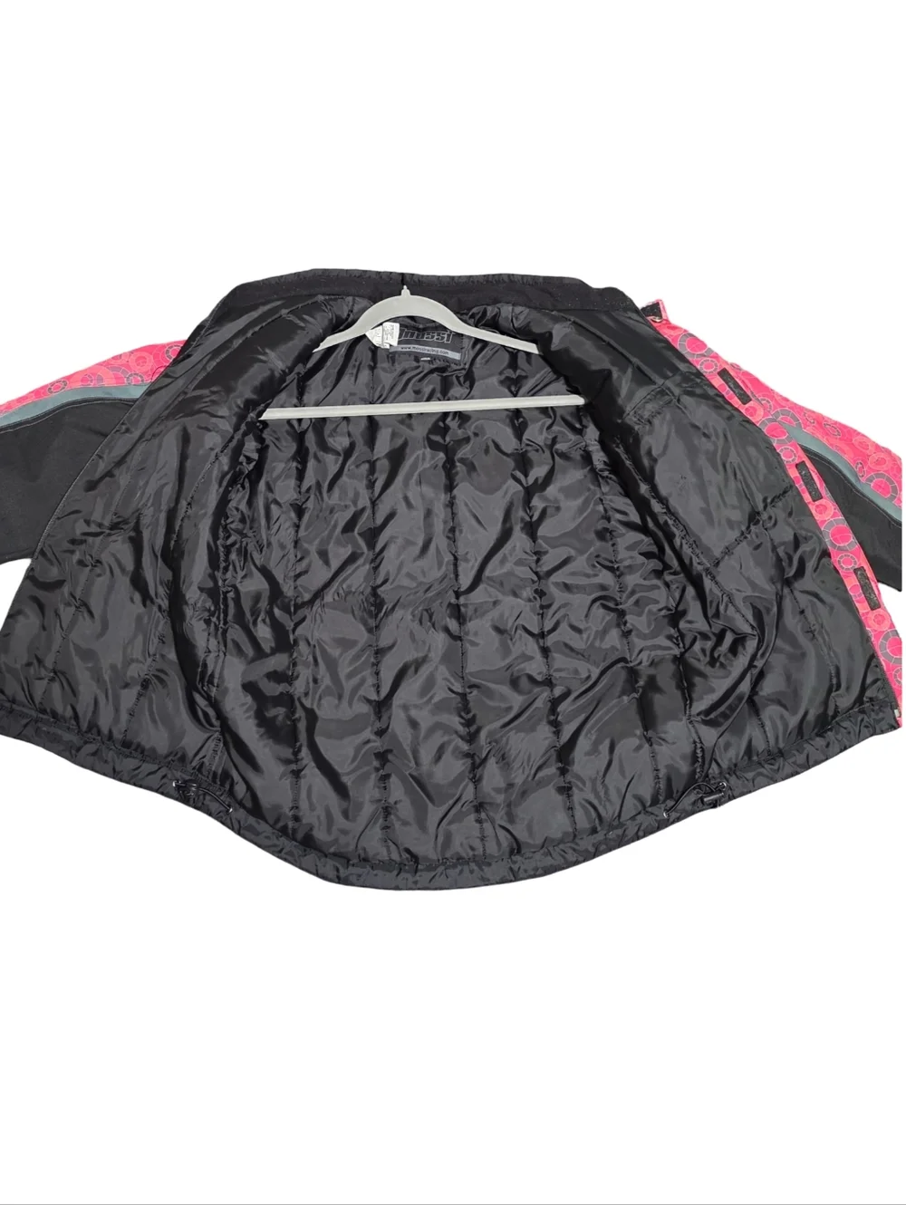 MOSSI Snow Jacket Girls Size 14 Pink Black Winter Coat Ski Youth Snowboard